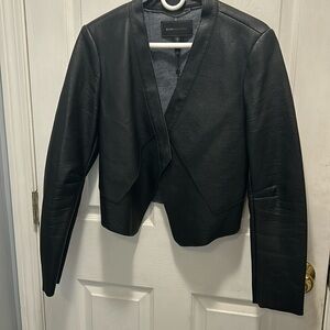 Bcbg Maxazria crop moto jacket